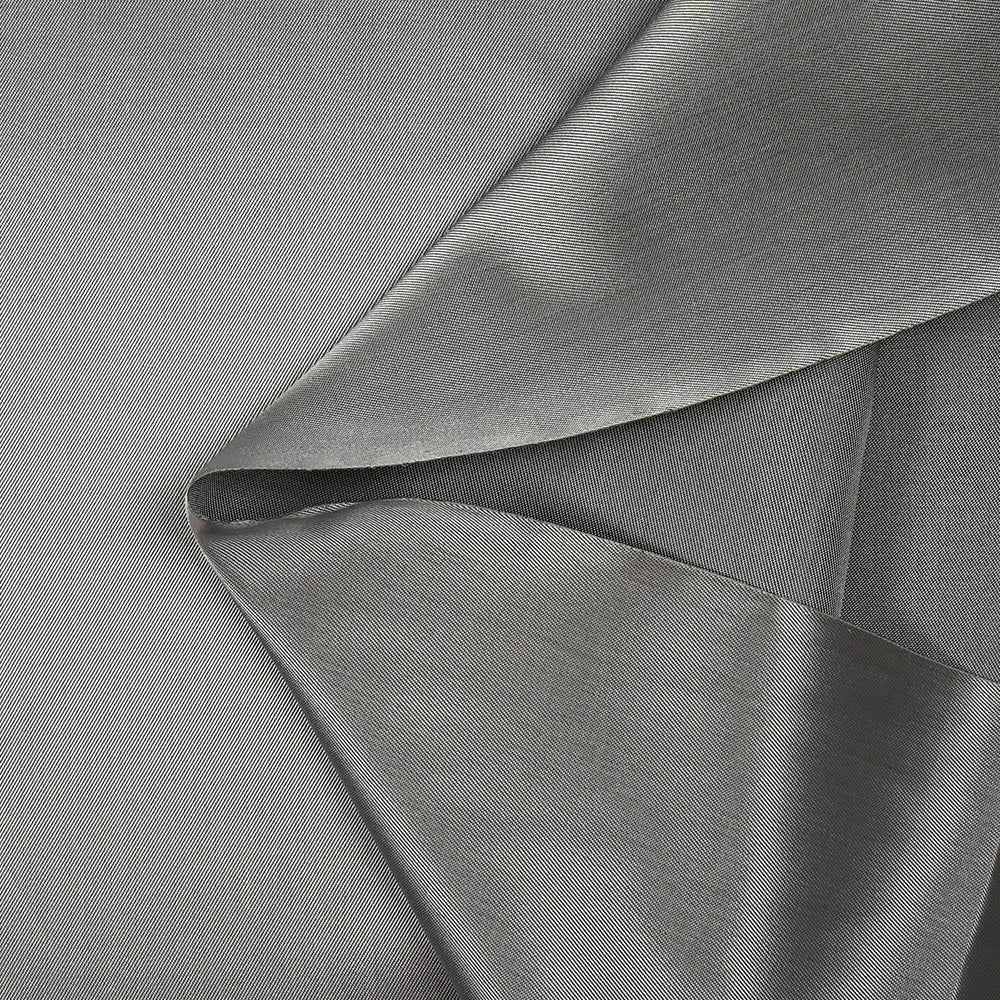 Twill de polyester satiné argent - Image 3