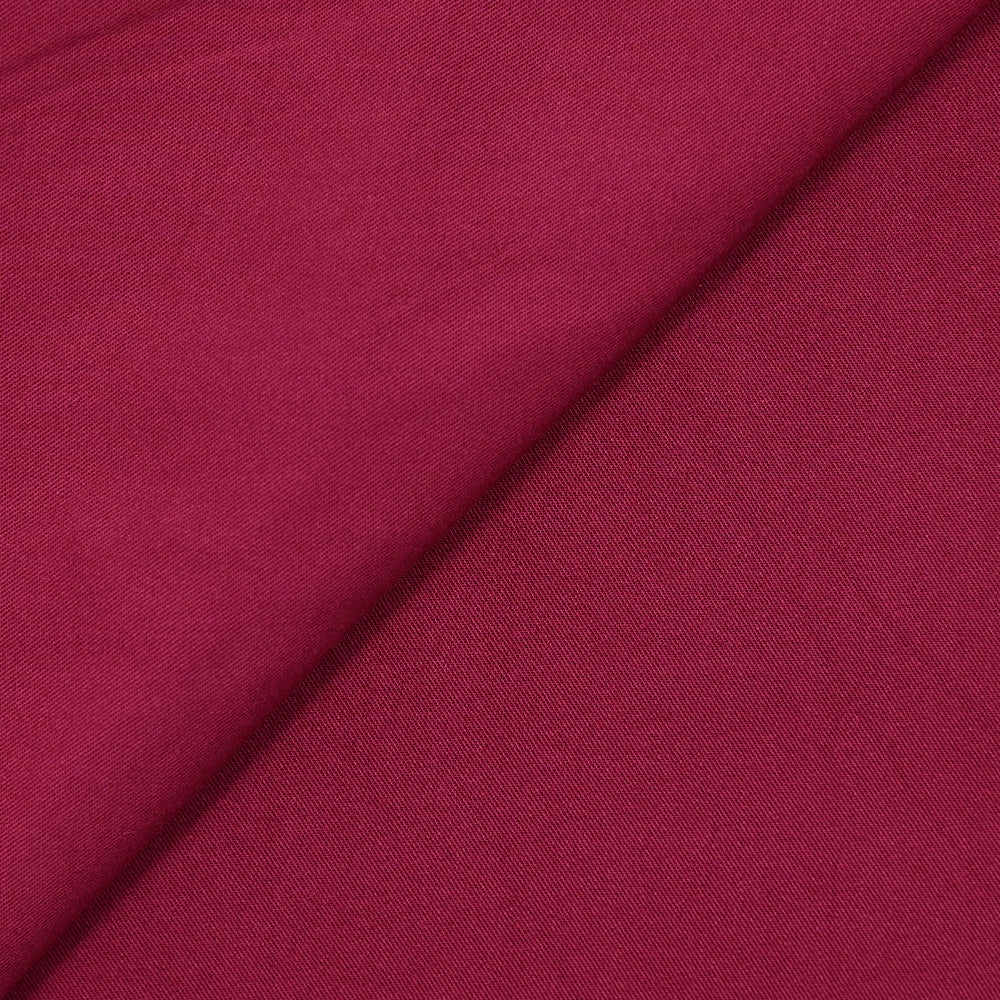 Twill de viscose lie de vin