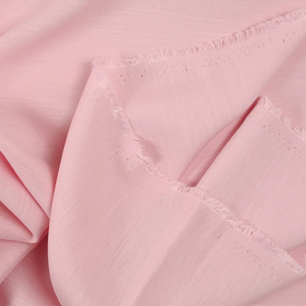 Twill viscose doupionné rose - Image 3