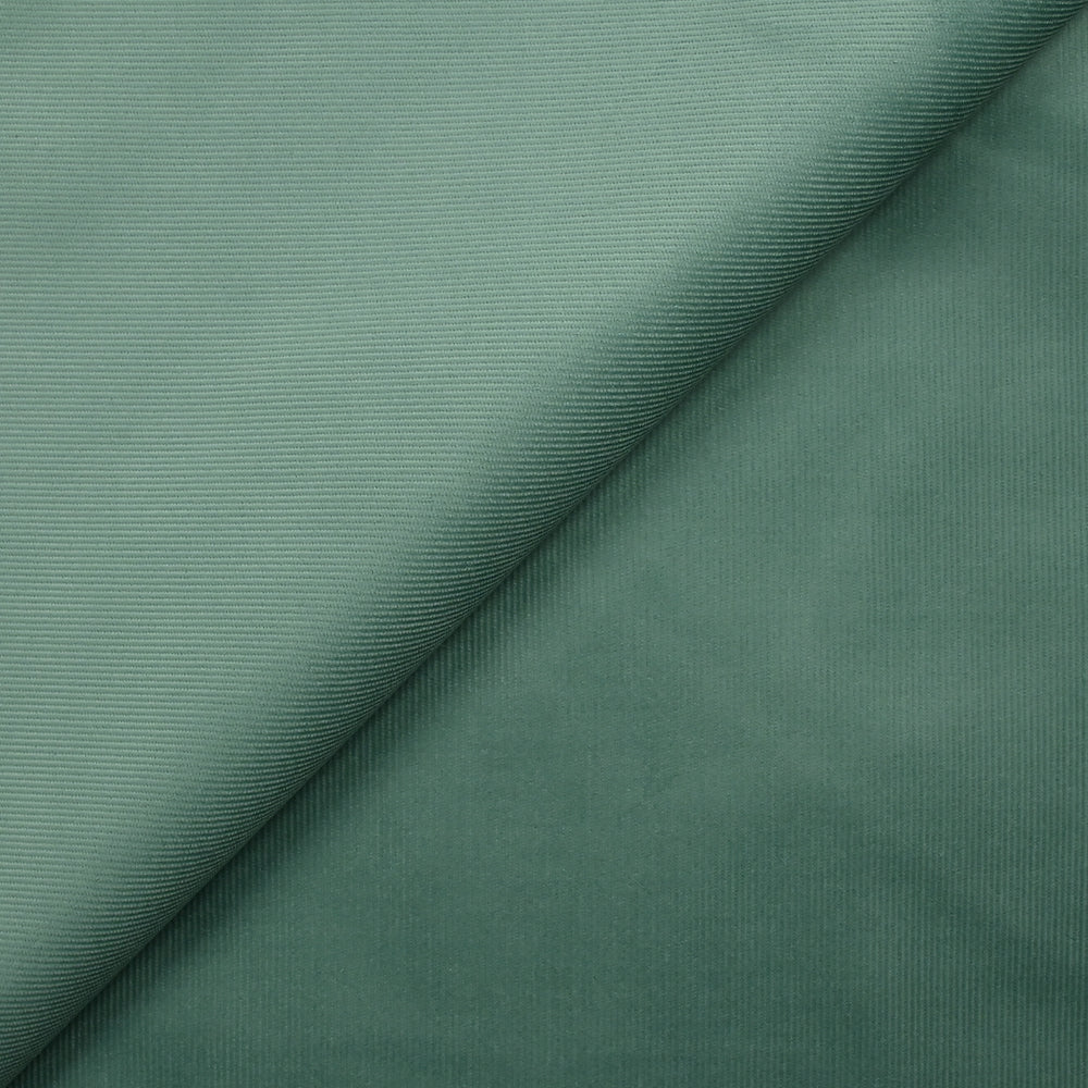 Velours côtelé de coton 1 mm jade