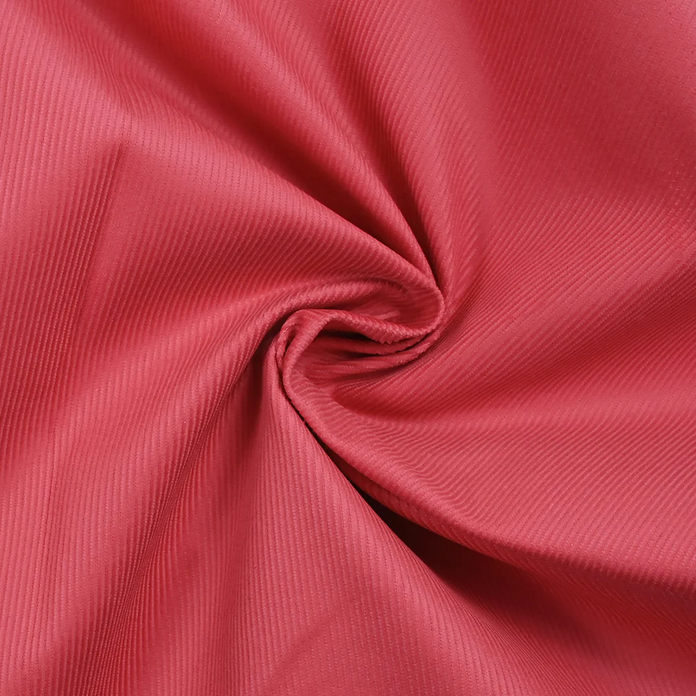 Velours côtelé de coton 2 mm rose framboise - Image 2