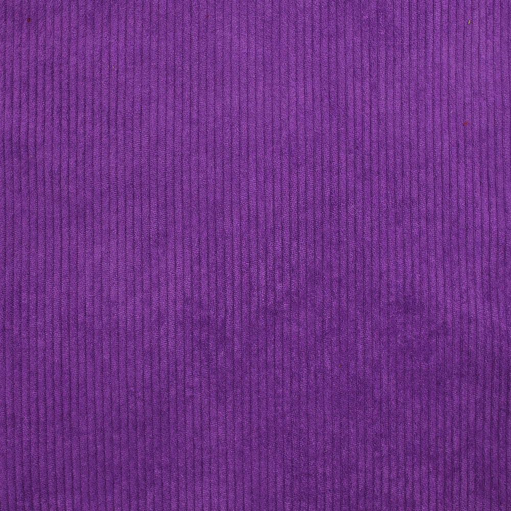 Velours polyester côtelé violet - Image 4