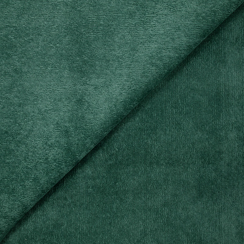 Velours polyester fines côtes vert pin