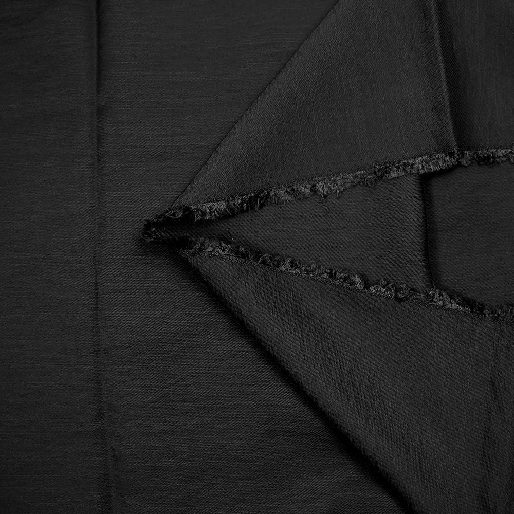 Viscose fluide sergé noir - Image 3