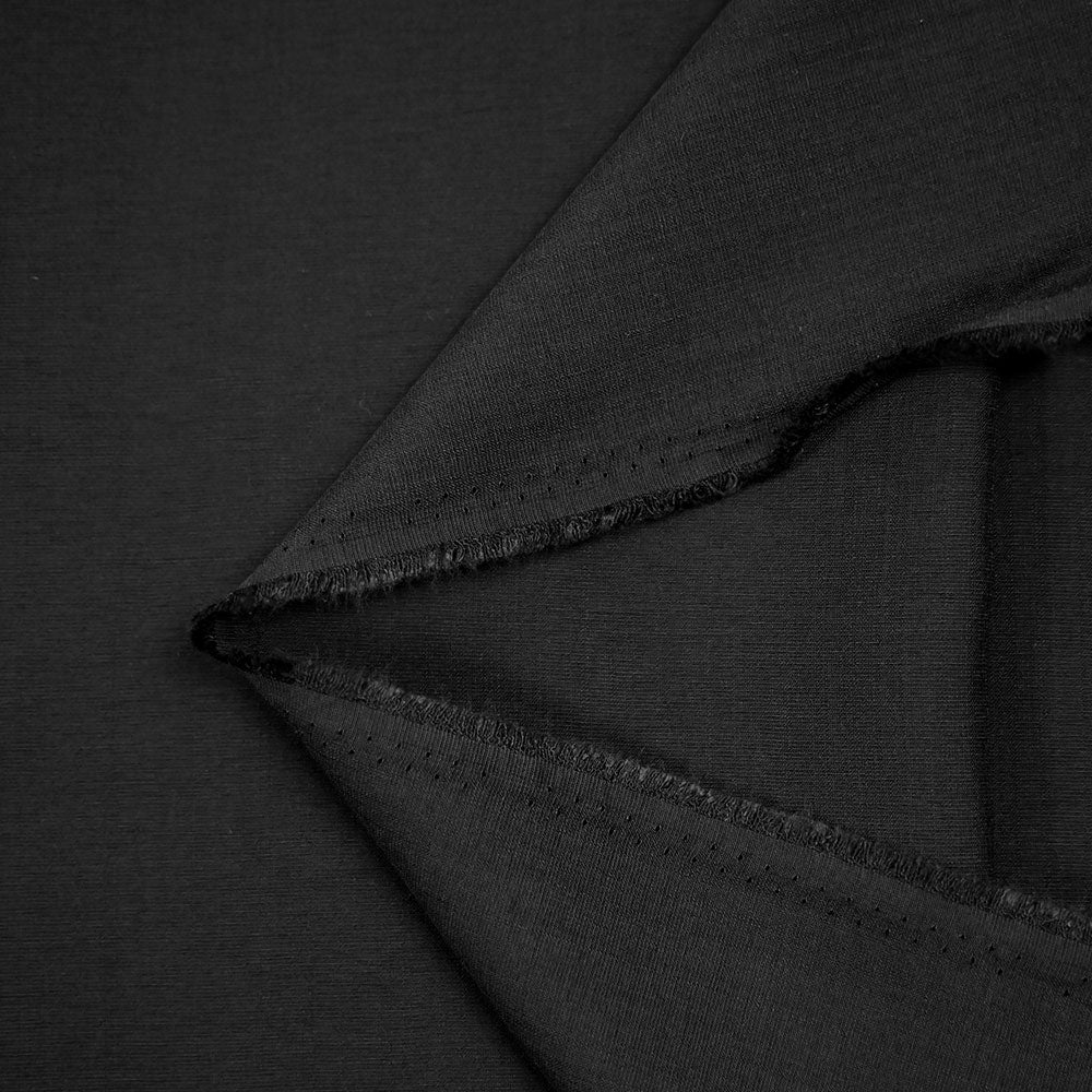 Viscose Laura unie noir - Image 3