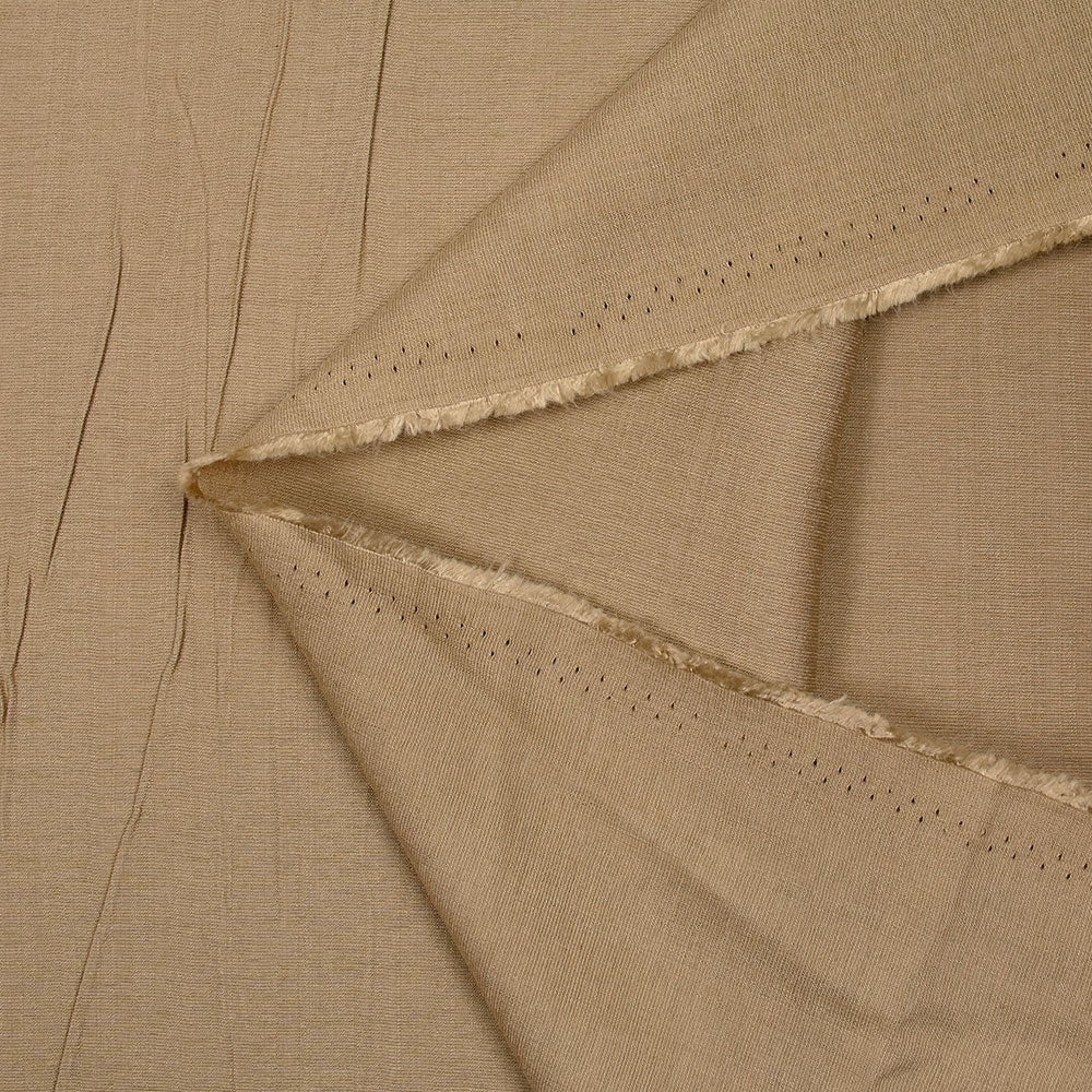 Viscose Laura unie sable - Image 3