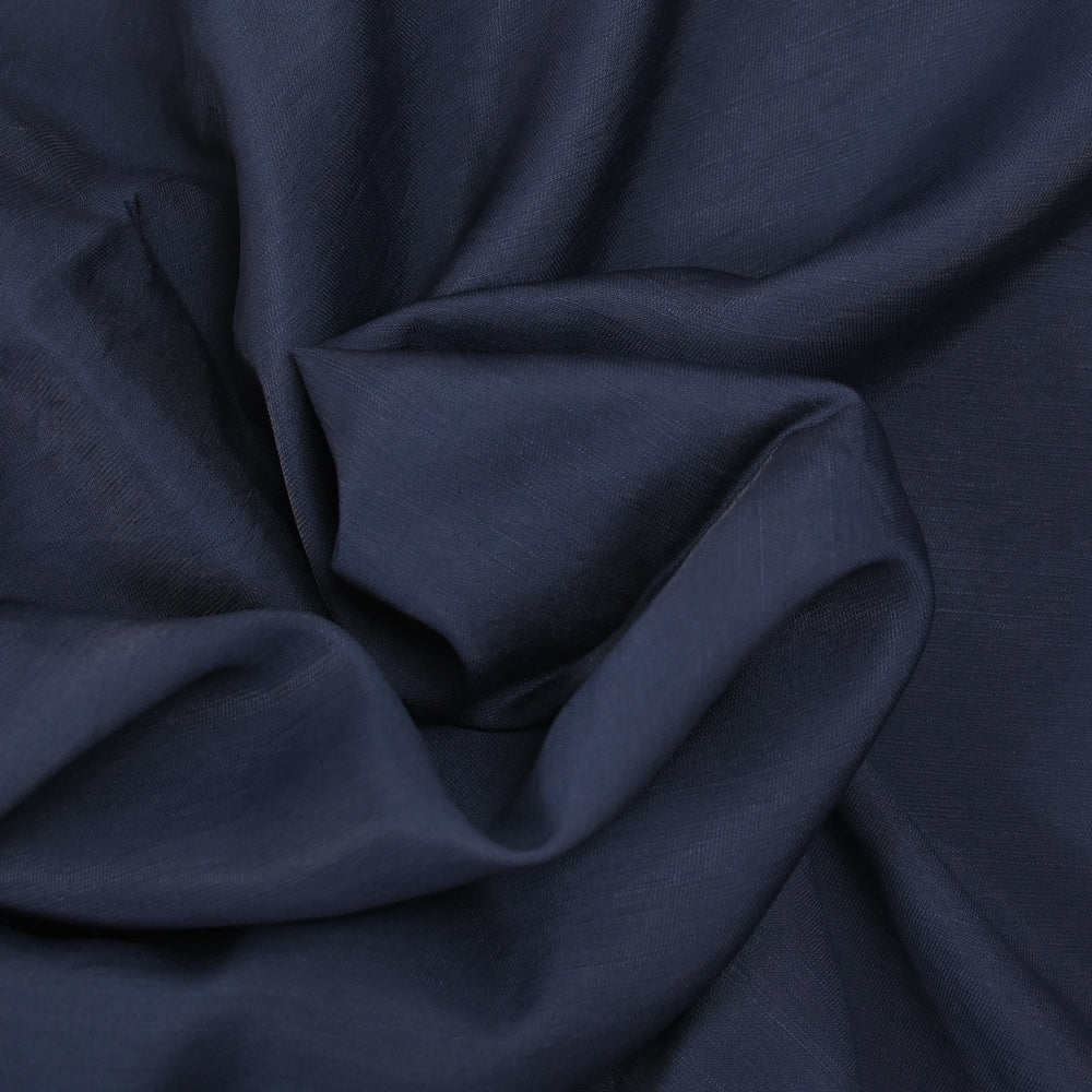 Viscose unie Andrea marine - Image 2