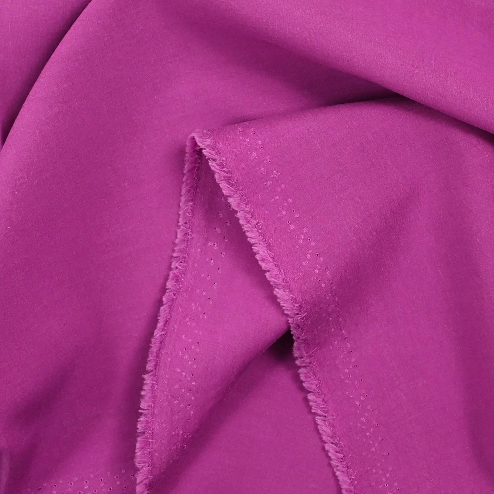 Viscose unie violet - Image 3