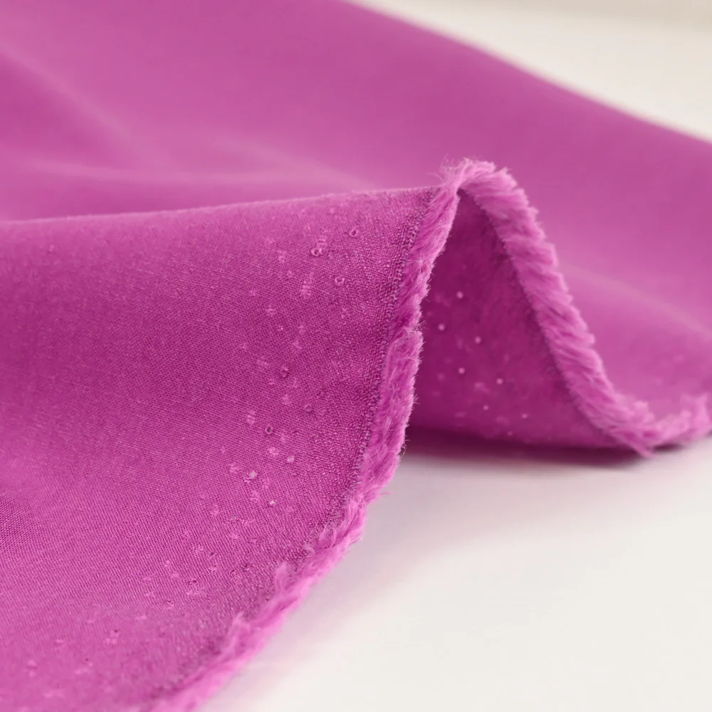 Viscose unie violet - Image 4