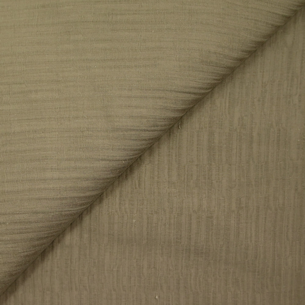 Coton et viscose rayé fantaisie Joelina cappucino