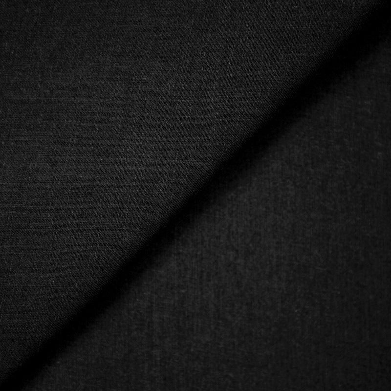 Voile de coton noir